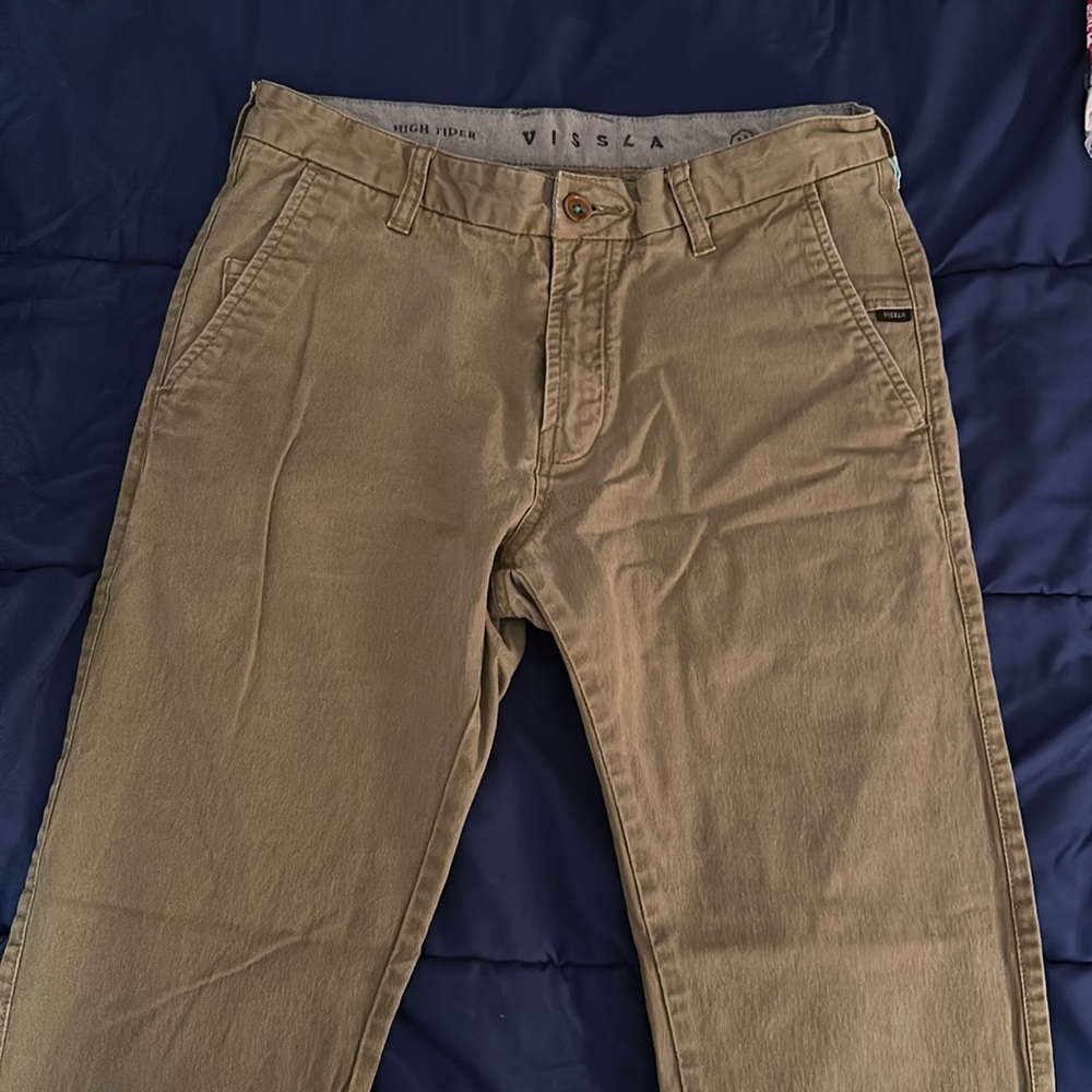 Men’s Vissla High Tider Khaki Pants 31”x30”